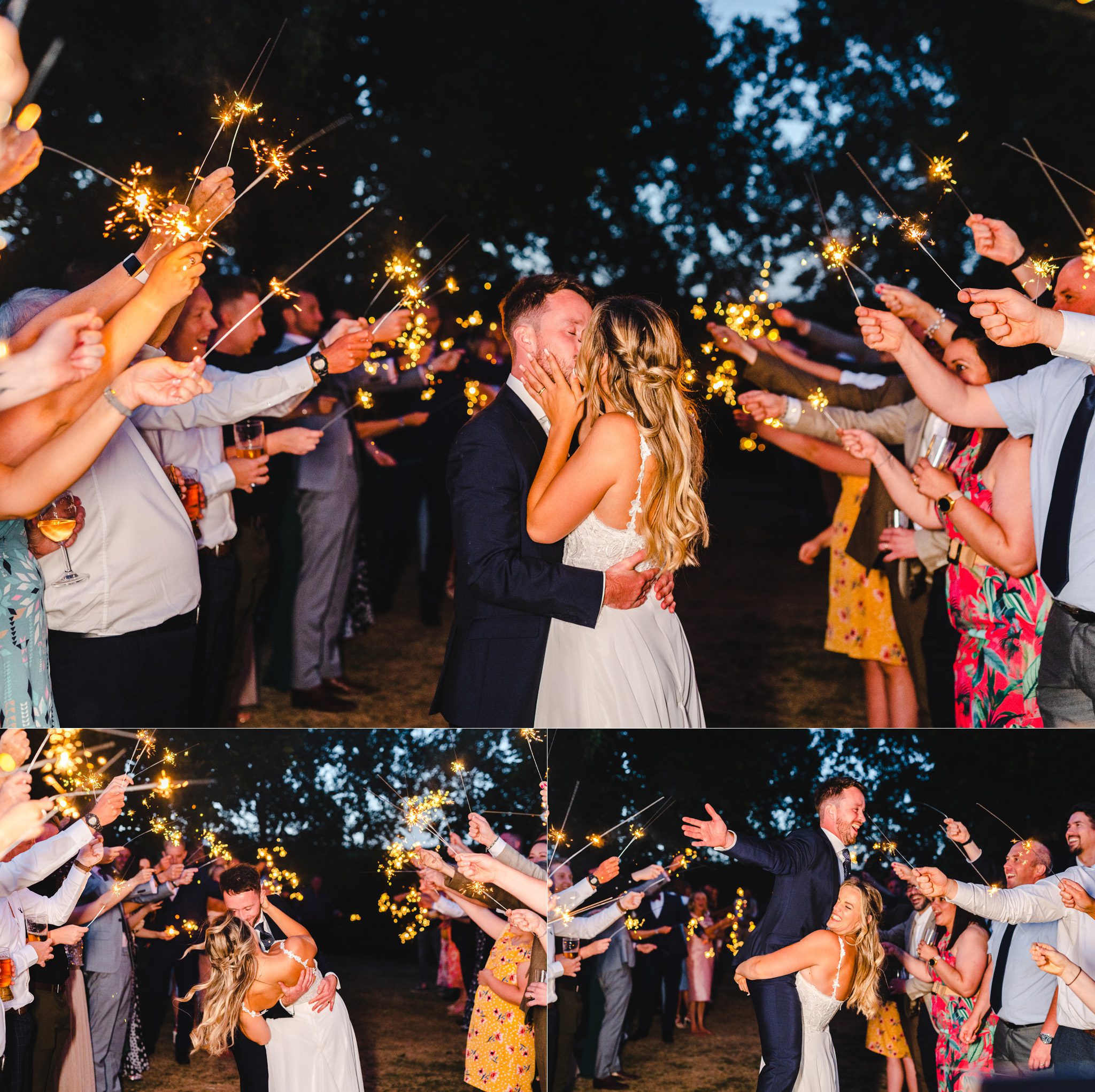 Sparklers at Stone Barn