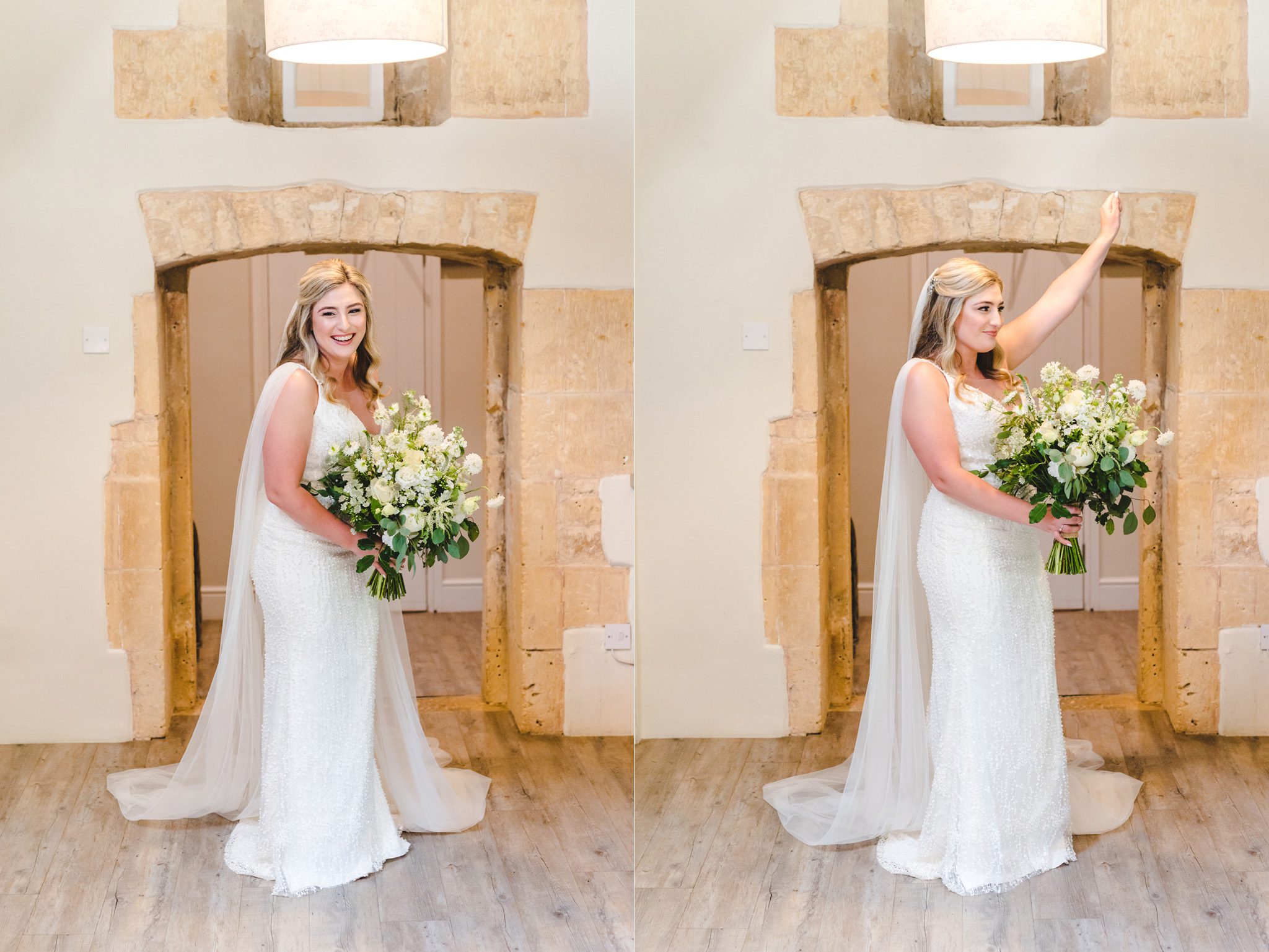 a bride ready for her wedding ceremony at lapstone