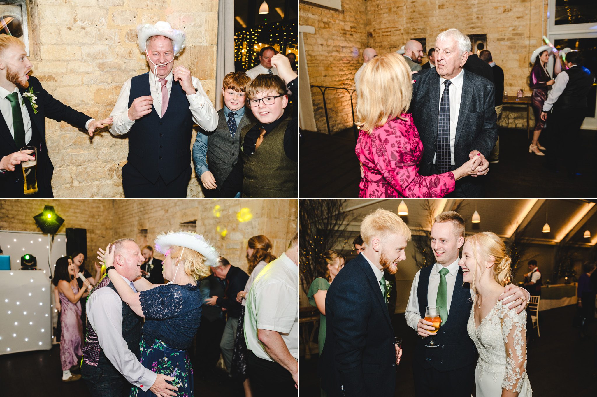 a collage of people dancing