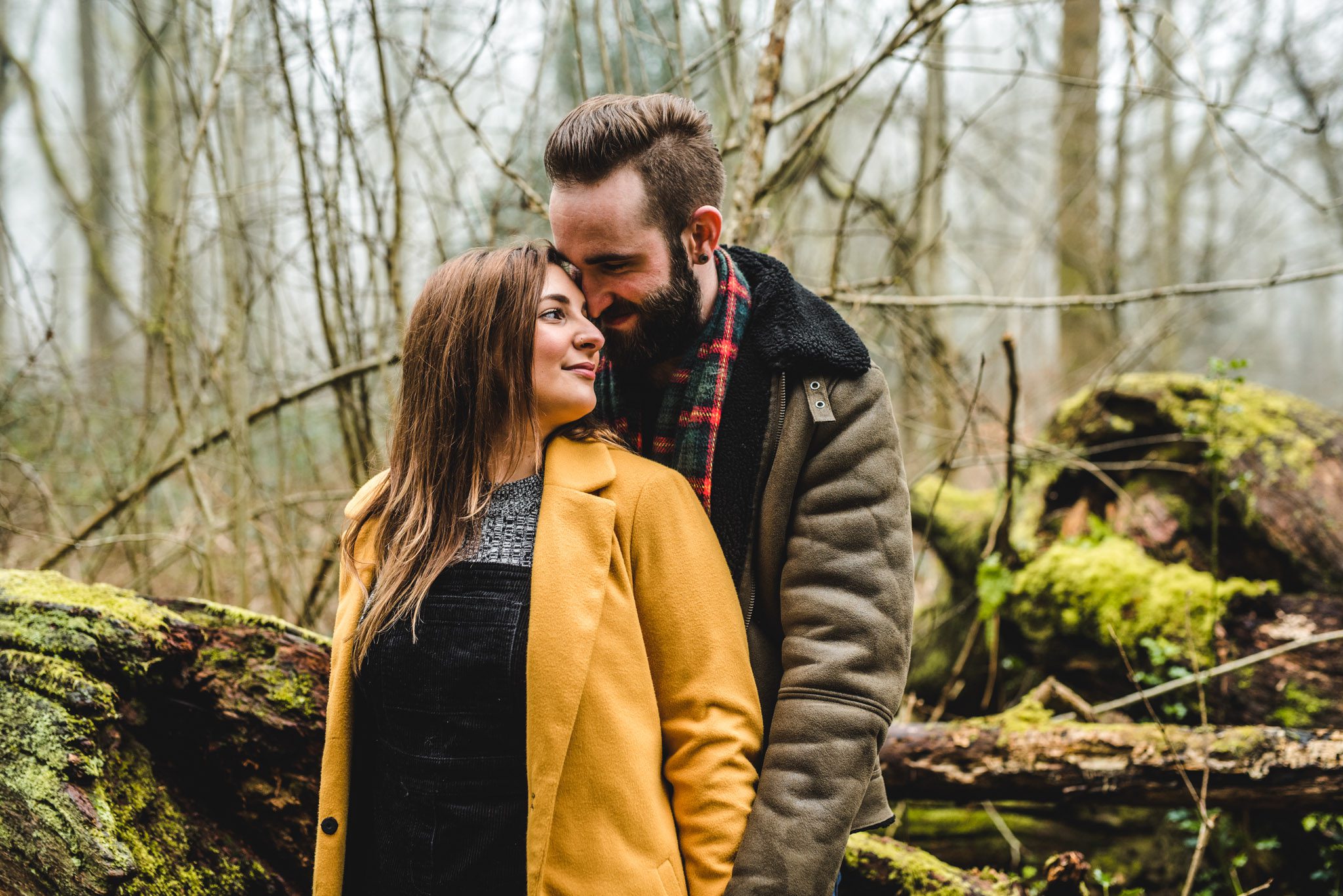 Unique engagement shoot touches