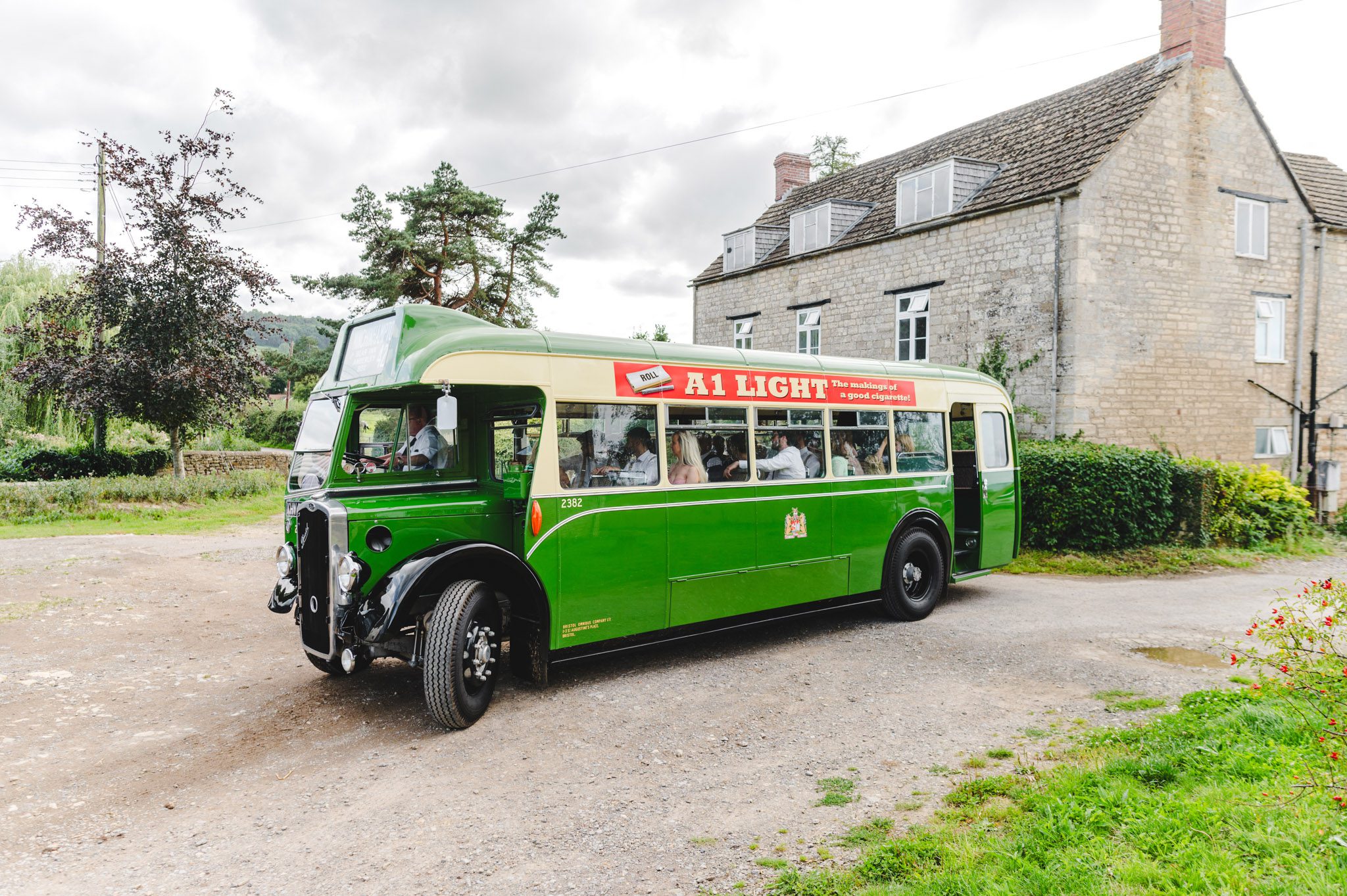 wedding bus