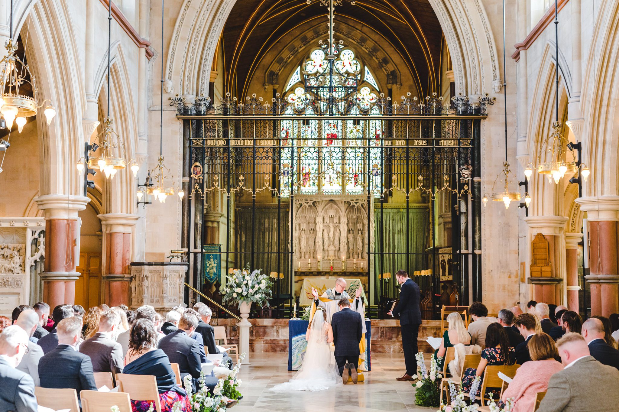 A CHURCH WEDDING CEREMONY