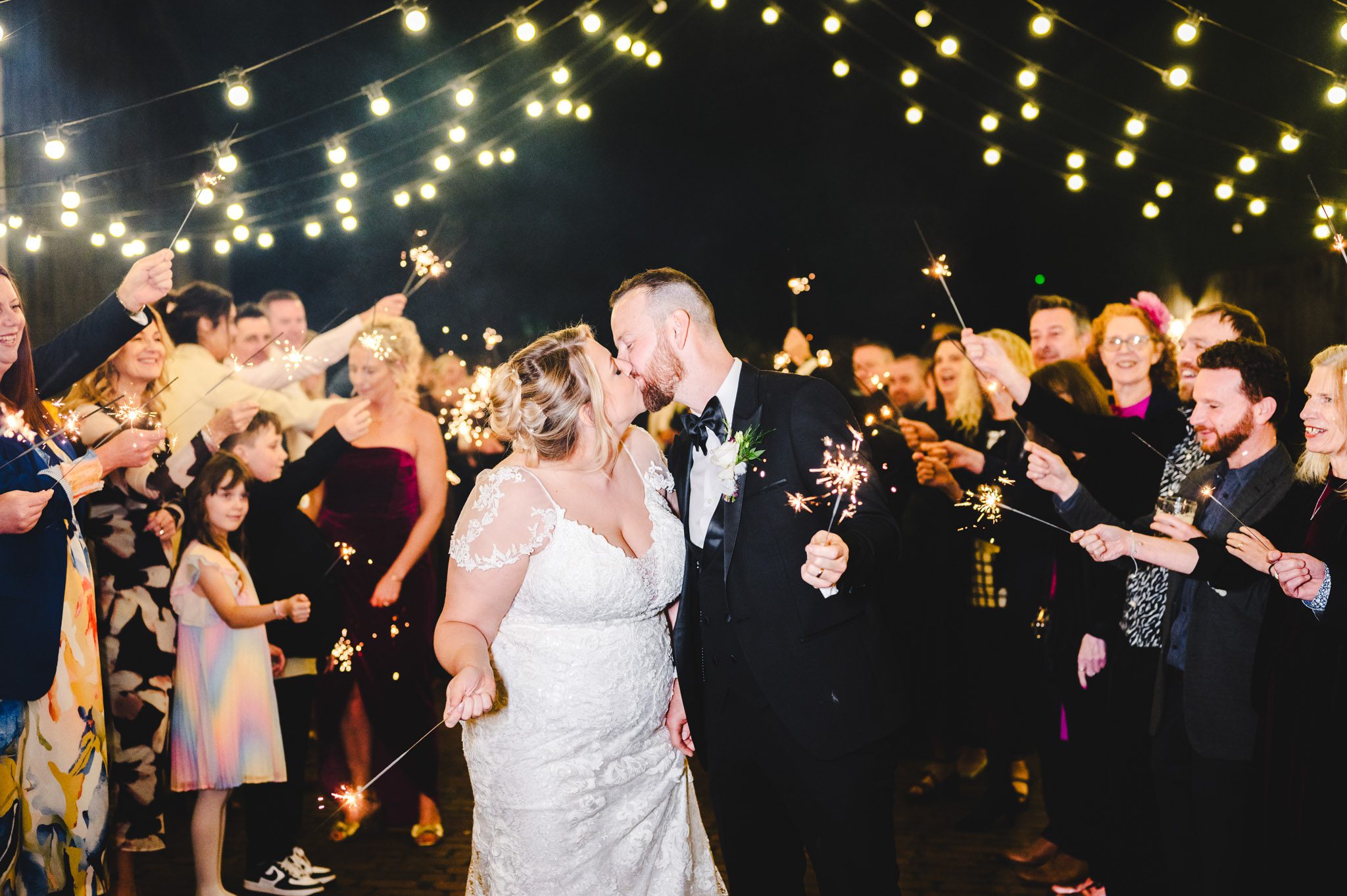 sparkler wedding exit