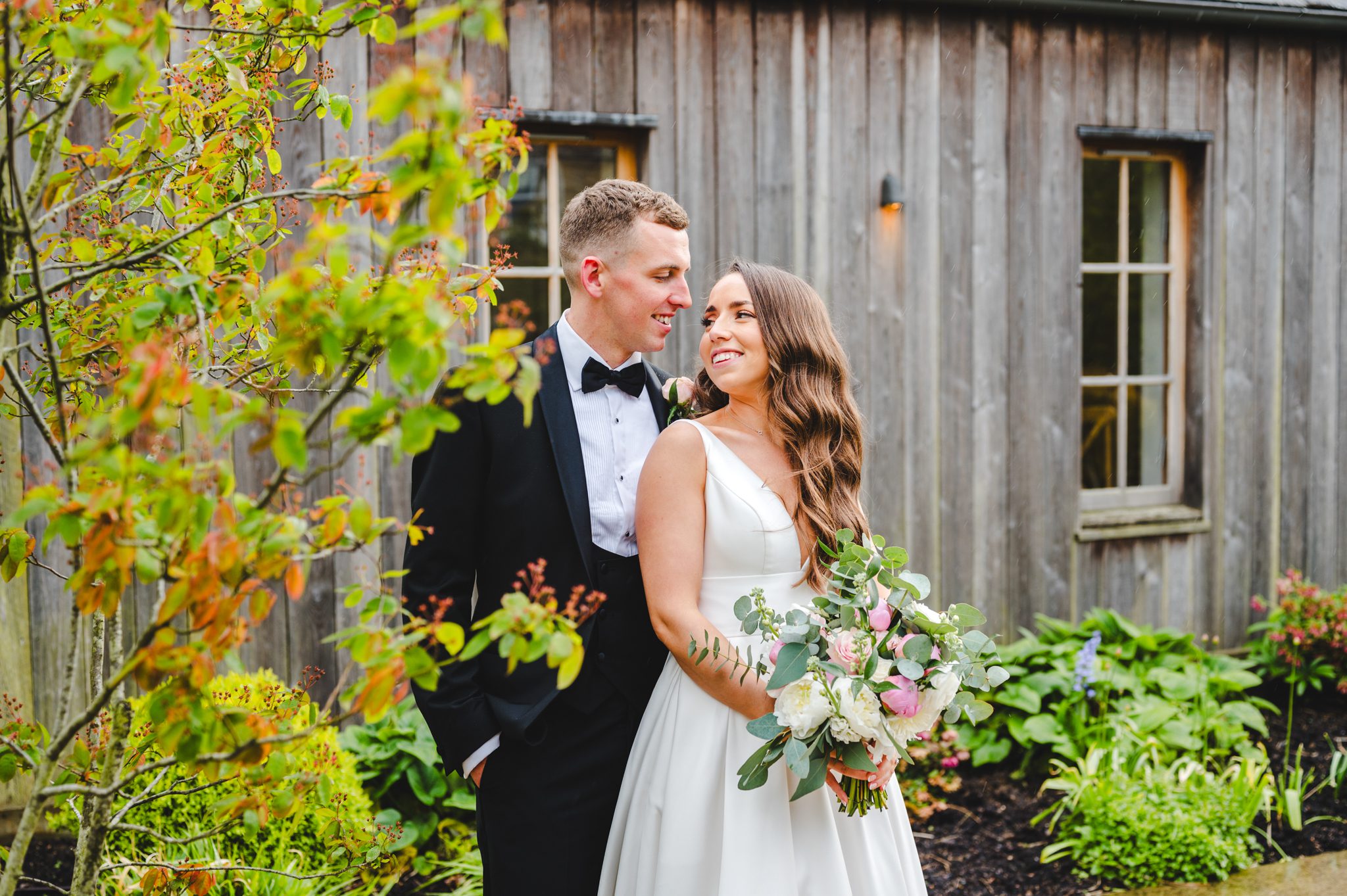 hyde house wedding couple