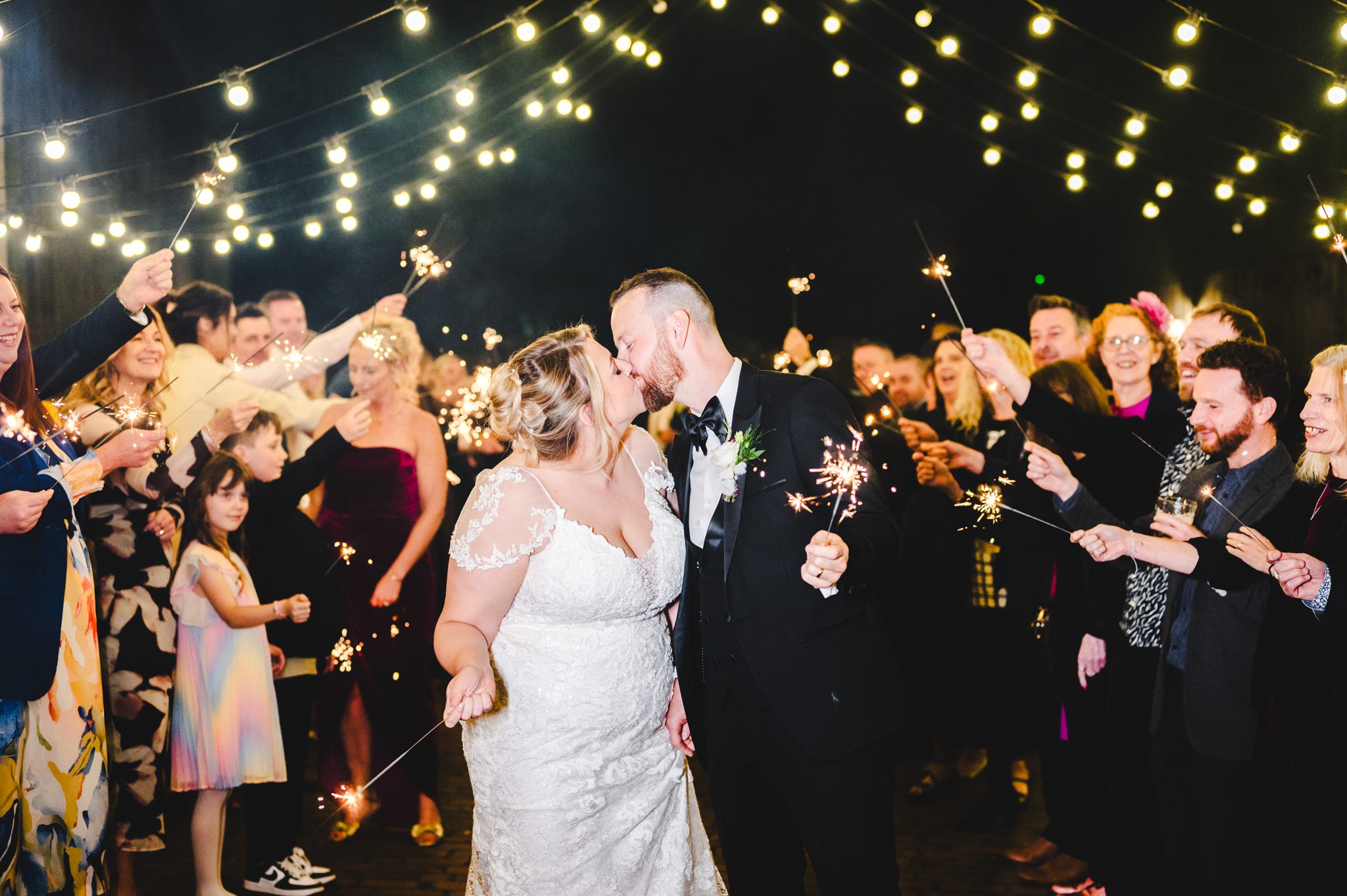 a couple celebrating their wedding day at Berkeley Barn