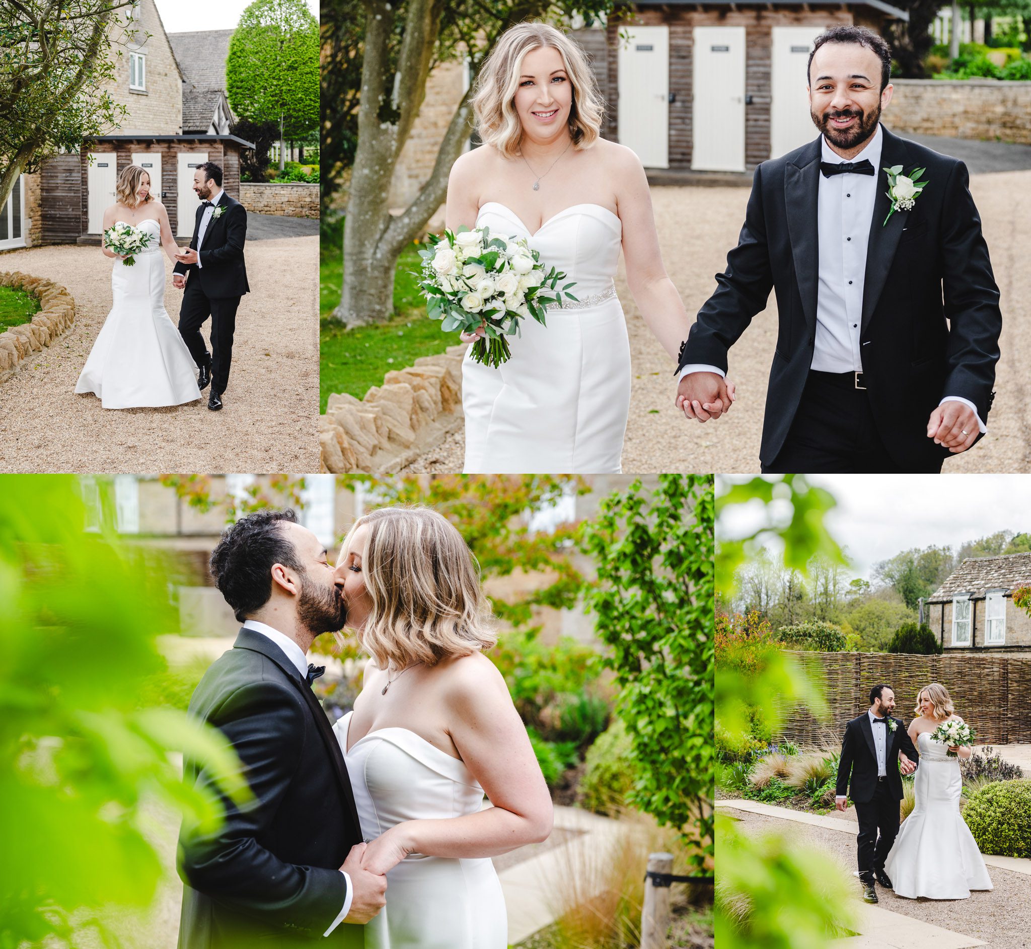 bride and groom couple portraits hyde house in the cotswolds